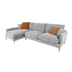 Corner sofa DAISY LC, grey