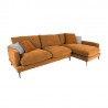 Corner sofa DAISY RC, brown