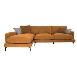 Corner sofa DAISY LC, brown