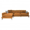 Corner sofa DAISY LC, brown