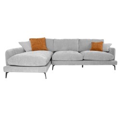 Corner sofa DAISY LC, grey