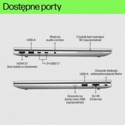 HP Probook 460 G11 Core Ultra 5 125U 16"WUXGA IPS 300nits AG 16GB DDR5 SSD512 Intel Arc 56Wh W11Pro Pike Silver 3Y