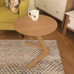 Side table LANA D50xH50cm, oak