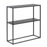 Console table NEWTON 79,5x26xH80,5cm, black