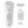 Braun Epilator SE5-011 Silk-u00e9pil 5 Operating time (max) 40 min Number of power levels 1 Wet & Dry White