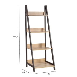 Shelf STEP 52x48xH146,5cm, oak