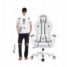 Fotel gamingowy DIABLO  X-ONE 2.0 normal fotel biało-czarny