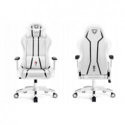 Fotel gamingowy DIABLO  X-ONE 2.0 normal fotel biało-czarny
