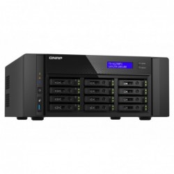 QNAP TS-h1290FX NAS Tower EPYC 7302P 128 GB DDR4 0 TB QuTS hero Black