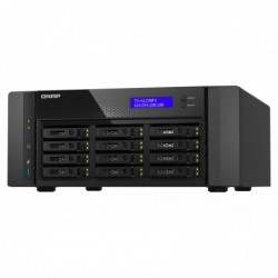 QNAP TS-h1290FX NAS Tower EPYC 7302P 128 GB DDR4 0 TB QuTS hero Black