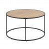 Coffee table SEAFORD D80xH45cm, oak