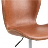 Desk chair BATILDA brandy PU