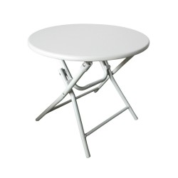 Balcony set YOLANDA 2 chairs and table, light gray