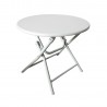 Balcony set YOLANDA 2 chairs and table, light gray
