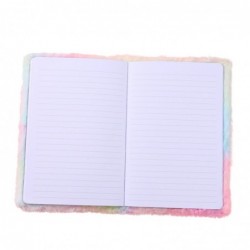 Plush Fur Notebook Notebook Lined With Unicorn Mane Colorful A5