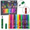 Markers, felt-tip pens, intense colors, fragrant, 12 pcs.