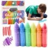 Glitter Colored Chalk Blackboard Sidewalk Chalk Set of 6