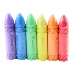 Glitter Colored Chalk Blackboard Sidewalk Chalk Set of 6