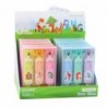 Highlighter Set Pink Blue Animal Motif Two Tips 3pcs