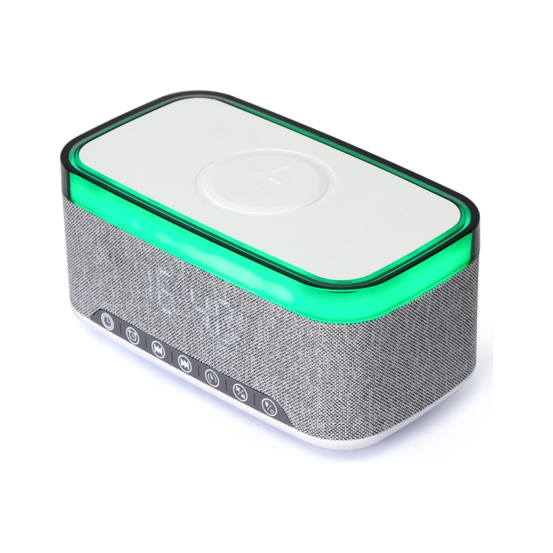 Gembird Digital Alarm Clock with Speaker and Charging Function DAC-SPKBT-QC15-GR Bluetooth Wireless connection