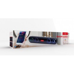 Gembird SPKBT-BAR400L soundbar speaker Black 2.0 channels 10 W