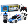 R/C Police Car 2in1 Car Robot Sounds Lights