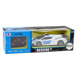 R/C Police Car 2in1 Car Robot Sounds Lights