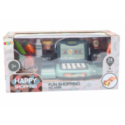 Set of Cash Register Groceries Scanner Basket 24 El