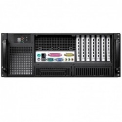 Techly Chassis Industrial Rack 19/Desktop 4U Ultra Compact Black" I-CASE MP-P4HX-BLK6