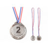 Silver Medal Second Place Prize Trophy Zinc 6.5cm