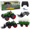 RC Remote Controlled Agricultural Tractor With Trailer And Forks Double Wheels