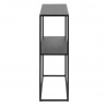 Console table NEWTON 79,5x26xH80,5cm, black