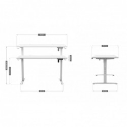 Biurko elektryczne MA-Leader 7.4 White