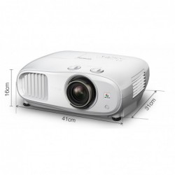 Epson EH-TW7100 data projector Standard throw projector 3000 ANSI lumens 3LCD UHD 4K (3840x2160) 3D White
