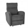 Tugitool recliner SAHARA tumehall, 79x90xH102cm, vineer, metall