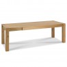 Dining table TURIN 185 245x90xH75cm, light oak