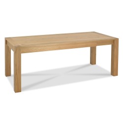 Dining table TURIN 165 225x90xH75cm, light oak