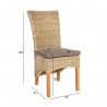 Chair MOON natural rattan