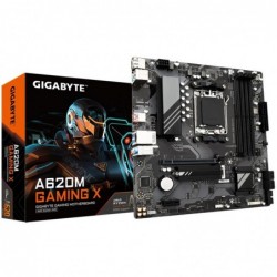 GIGABYTE A620M GAMING X Motherboard - Supports AMD Ryzen 8000 CPUs, 8+2+1 Phases Digital VRM, up to 8000MHz DDR5 (OC),