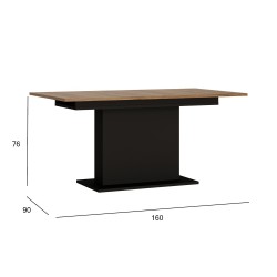 Table BROLO 160 200x90xH76cm