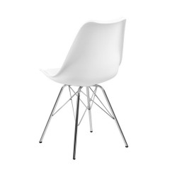 Chair ERIS white chrome