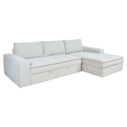 Corner sofa bed KAJA RC, beige