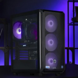 Actina 5901443410287 PC AMD Ryzen™ 5 8400F 32 GB DDR5-SDRAM 1 TB SSD Intel Arc B580 Midi Tower Black