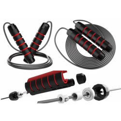 Exercise Skipping Rope with Foam Handle, Adjustable, 3m