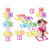 Floor Stickers Numbers 1-10 Educational For Hopscotch