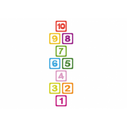 Floor Stickers Numbers 1-10 Educational For Hopscotch