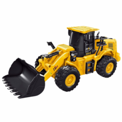 Excavator Bulldozer Remote Control RC 27MHz 6CH Yellow