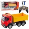 Remote Control Dump Truck RC 2.4G Sounds Yellow-Red