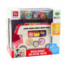 Interactive Educational Bus Sorter Lights Sounds Red