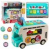 Interactive Educational Bus Sorter Lights Sounds Turquoise